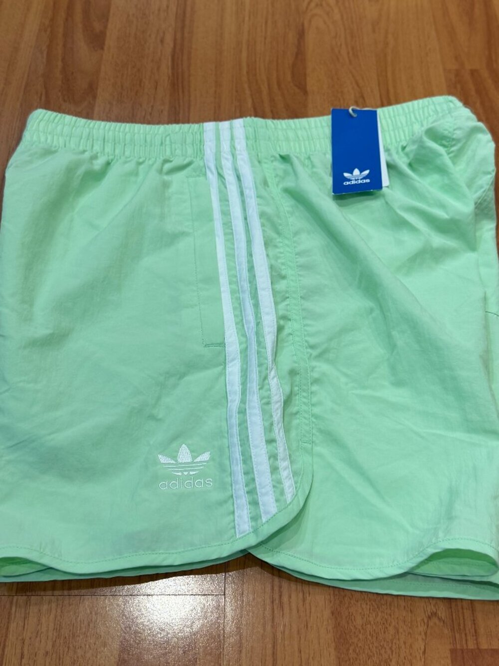 Adidas Originals Adicolor 5” Green Spark Sprinter Shorts IM9433 Men M